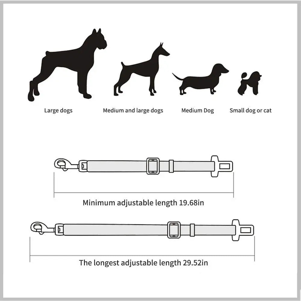 Safe Ride Pet Seat Belt ā Long (46cm) - Image 6